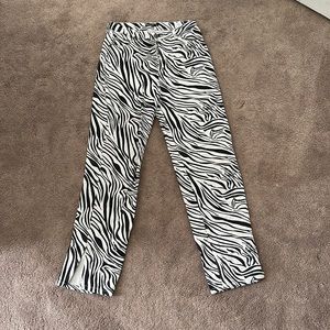 Nast gal zebra jeans